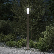 Lampada a paletto con sensore 110 cm Acciaio Inox IP44 4006057