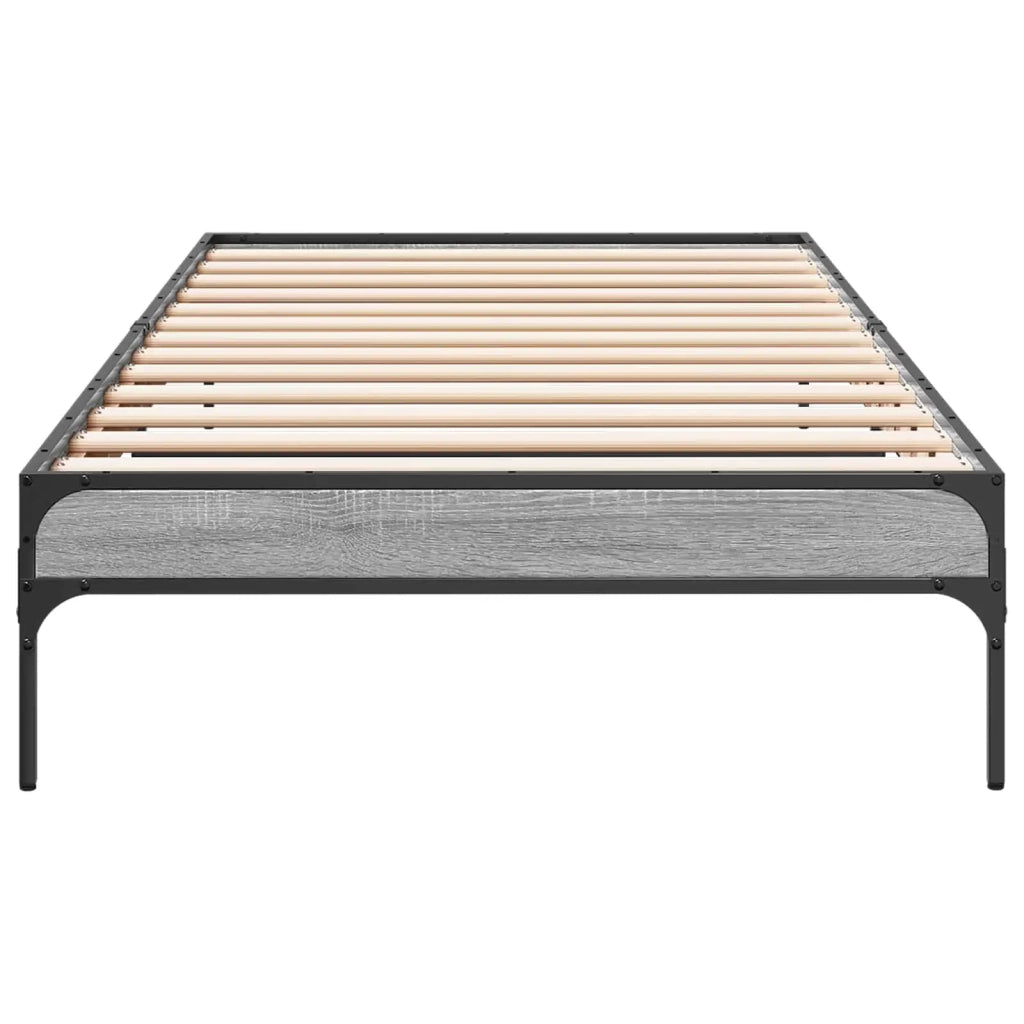 Struttura del letto Sonoma grigio 80 x 200 cm