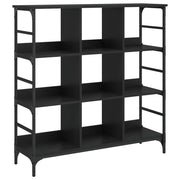 Credenza | Madia | Buffet da pranzo | Armadio da pranzo Nera 102x32x103,5 cm in Legno Multistrato
