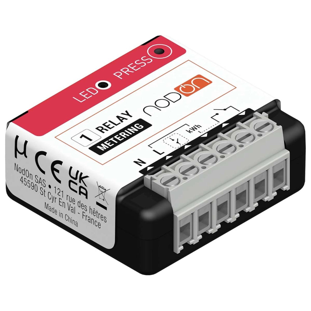 Modulo multifunzione con misurazione dei consumi compatibile con Zigbee Multicolore NODON