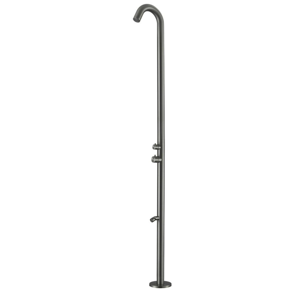 Doccia da Giardino 228,9x18x25 cm con Soffione e Lavapiedi Sined Quartu Canna di fucile