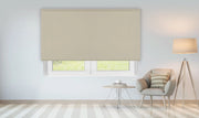 VIEWTEX Tenda a rullo Traslucida Chela Beige 135 X 250cm - Made in Europe - 5 anni di Garanzia