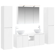 Set di mobili per il bagno 6 pcs Bianco 3407207