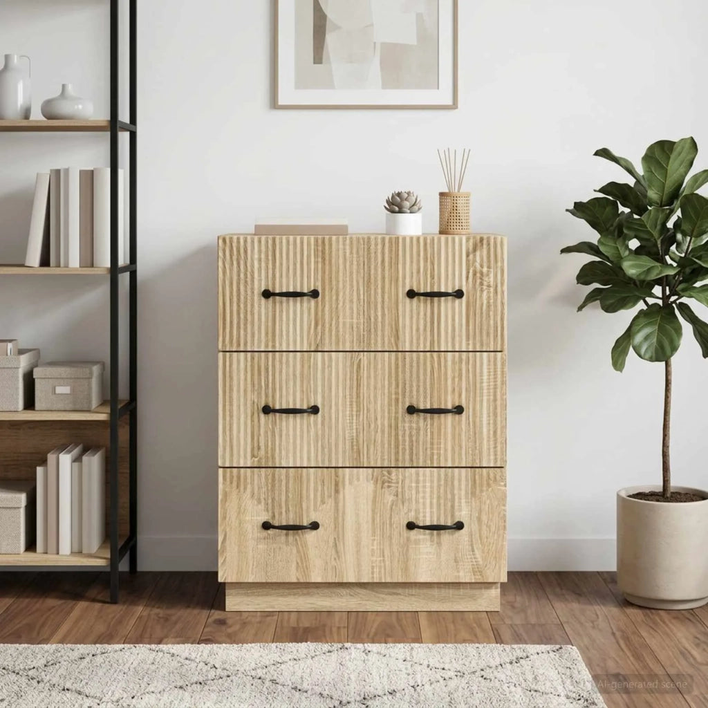 Mobile con Cassetti Rovere Sonoma 66 x 34,5 x 87 cm 895297