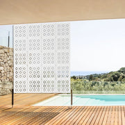 BLEE - Pannello in PVC traforato - Parasole Colore: bianco, Misura: 48x48 cm
