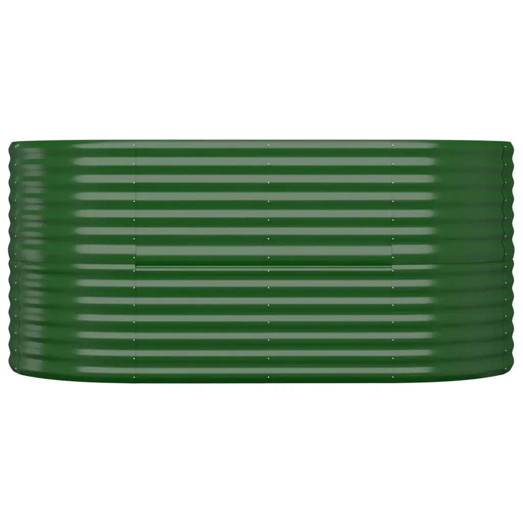 Letto Giardino Acciaio Zincato 152x80x68 cm Verde 318948