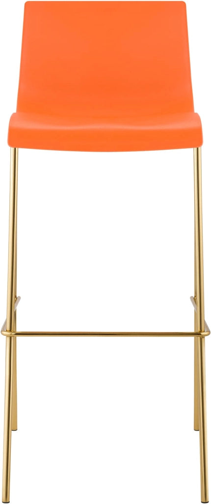 Sgabello da bar Hoover in plastica 4 piedi oro 5