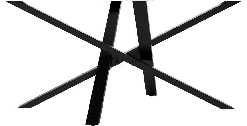 Gambe del tavolo Jimmy Nero/industriale,160x80x72 cm