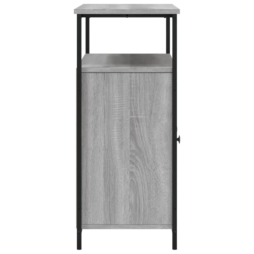 Credenza Grigio Sonoma 100x35x80 cm in Legno Multistrato 835507