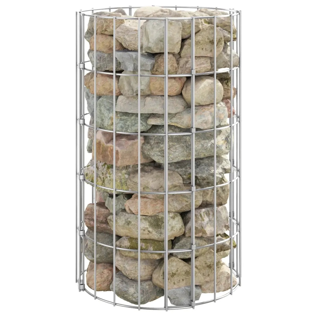 Palo Gabbione Circolare in Acciaio Zincato Ã˜30x50 cm cod mxl 24376