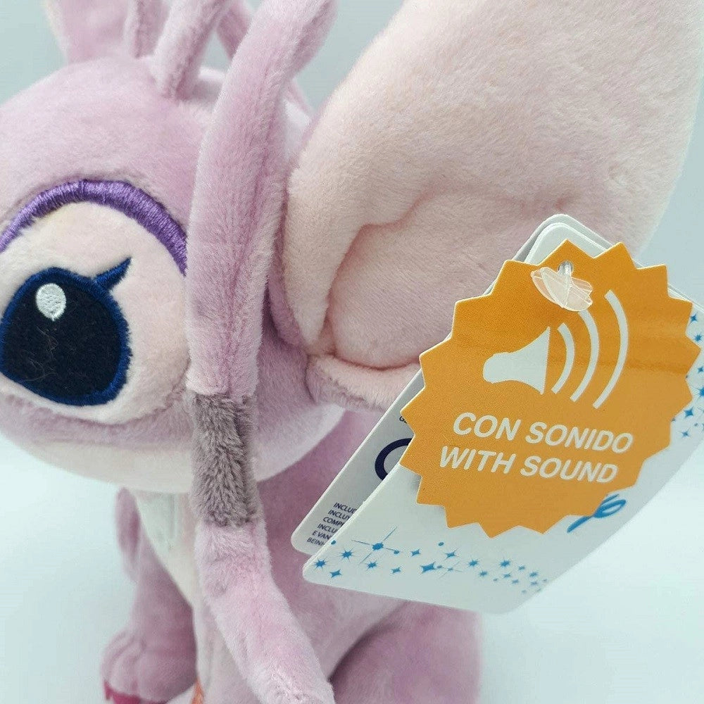 Trade Shop - Aliena Rosa Amica Stitch Peluche Grande 60cm Pupazzo Parlante Bambini Lilo Stich -