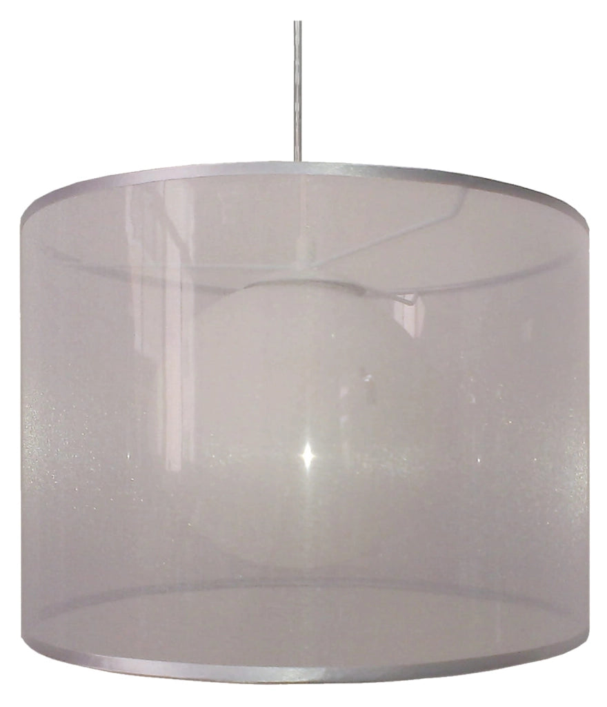 Lampada a sospensione Candellux Chicago Ø35 cromo E27