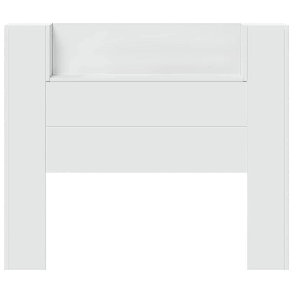 Testiera Letto Bianco Legno ingegnerizzato