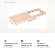 Pannello di ventilazione regolabile per sauna/stanza di steaming - duraturo - installazione facile