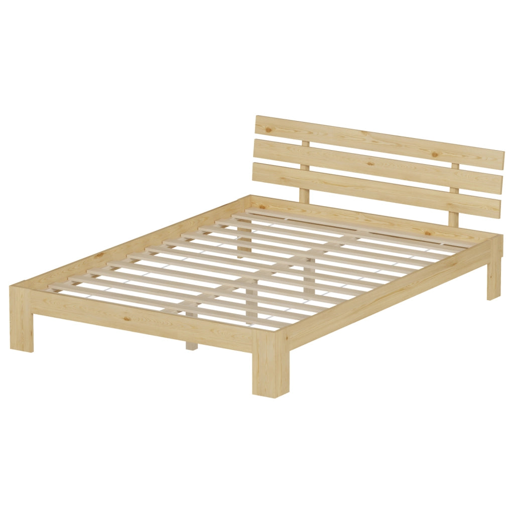 Letto in legno con testiera 140x200cm FINN