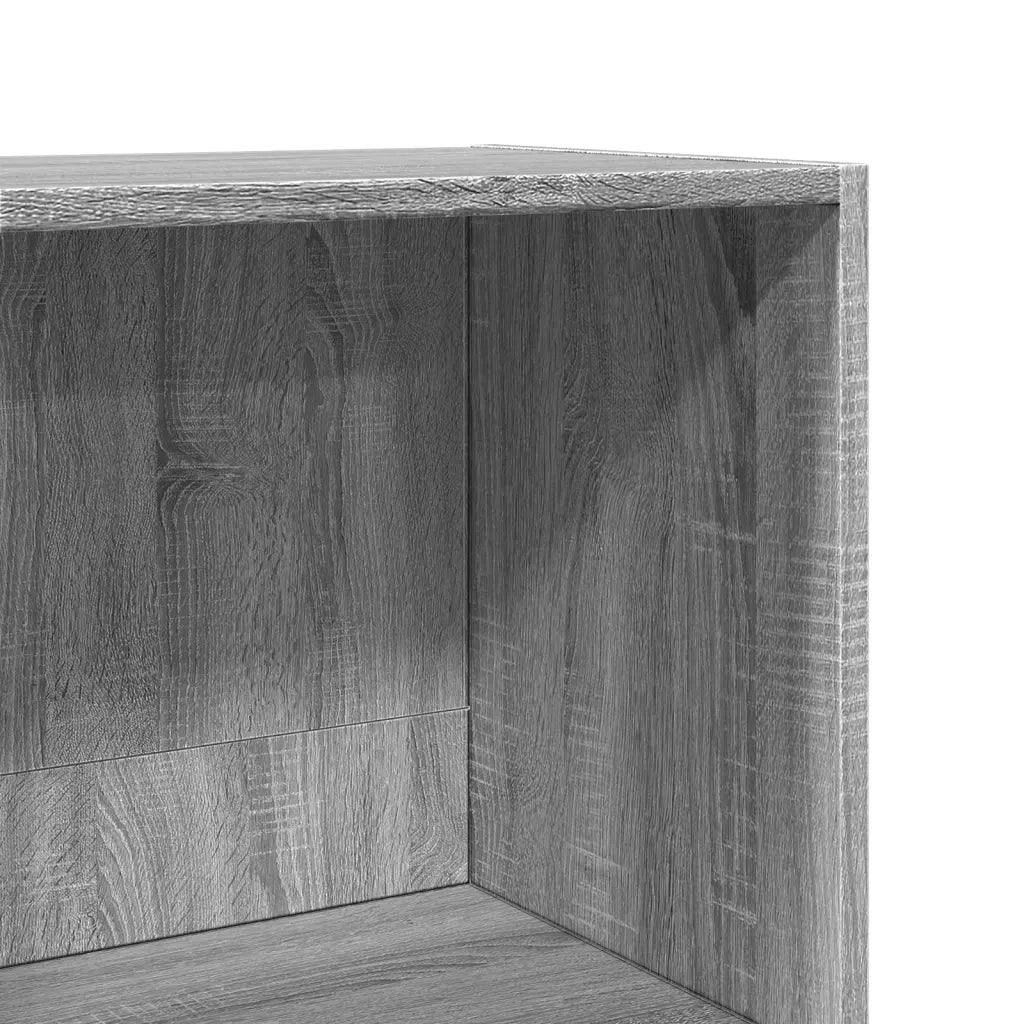 vidaXL Libreria Grigio Sonoma 40x30x114 cm in Legno Multistrato