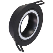 Faretto incasso rotondo nero GU10 Polux FALCO 323699