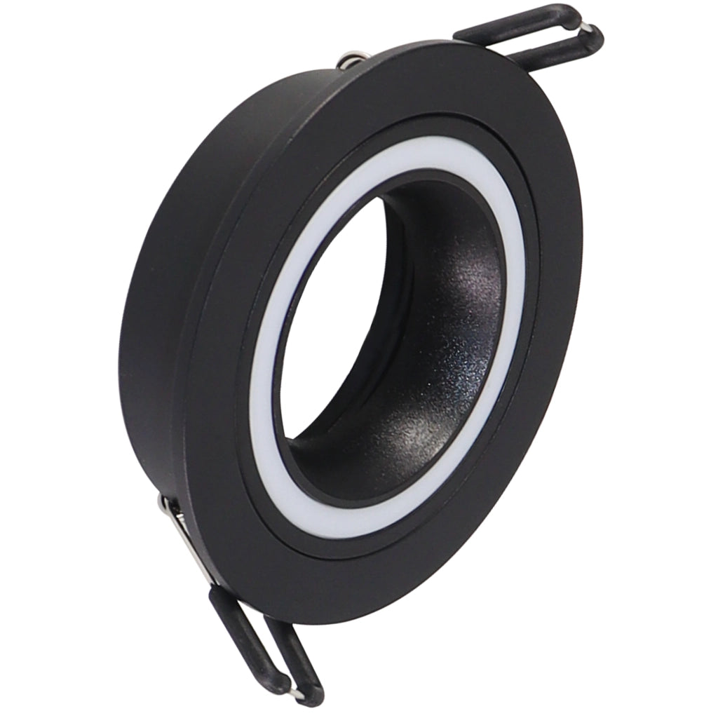 Faretto incasso rotondo nero GU10 Polux FALCO 323699
