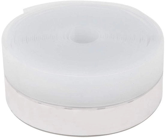 Striscia di sigillatura con aderenza forte - Gomma siliconica autoadesiva - Translucida - 35 mm x 5 m - Isolante acustico - Resistente all'usura - Striscia di finestra