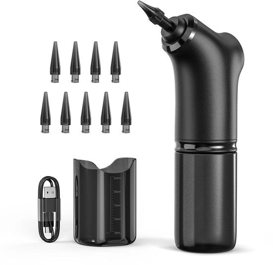 Ore pulitore elettrico - rimuove il sebo - pulitore orecchie elettrico con getto d'acqua - per orecchie pulite