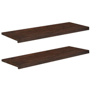 Soglie per finestre 2 pz Marrone Scuro 120 x 40 x 2 cm 42048324