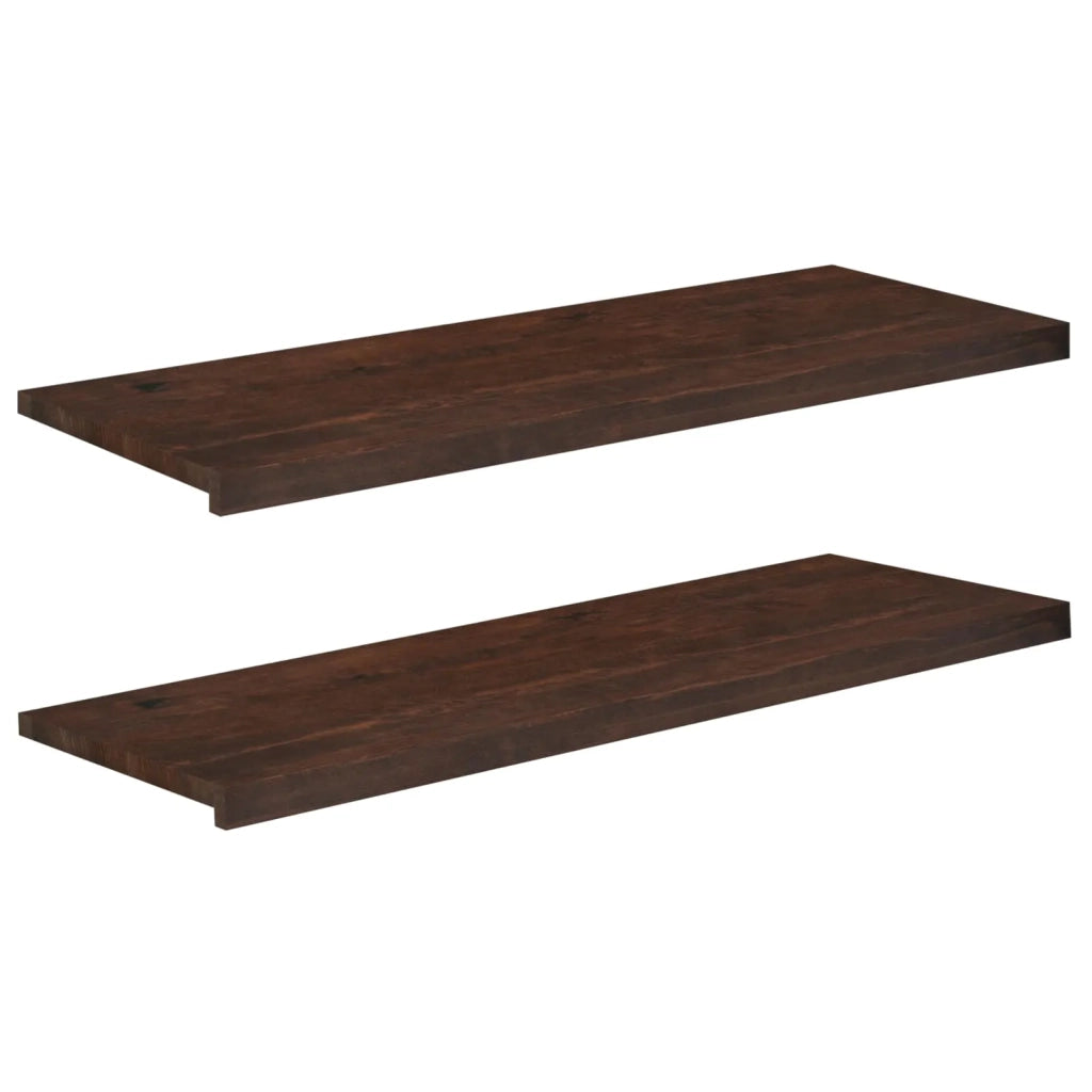 Soglie per finestre 2 pz Marrone Scuro 120 x 40 x 2 cm 42048324