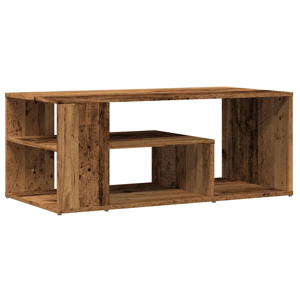 Tavolino Salotto Legno Vecchio 100x50x40 cm Legno Multistrato 856556