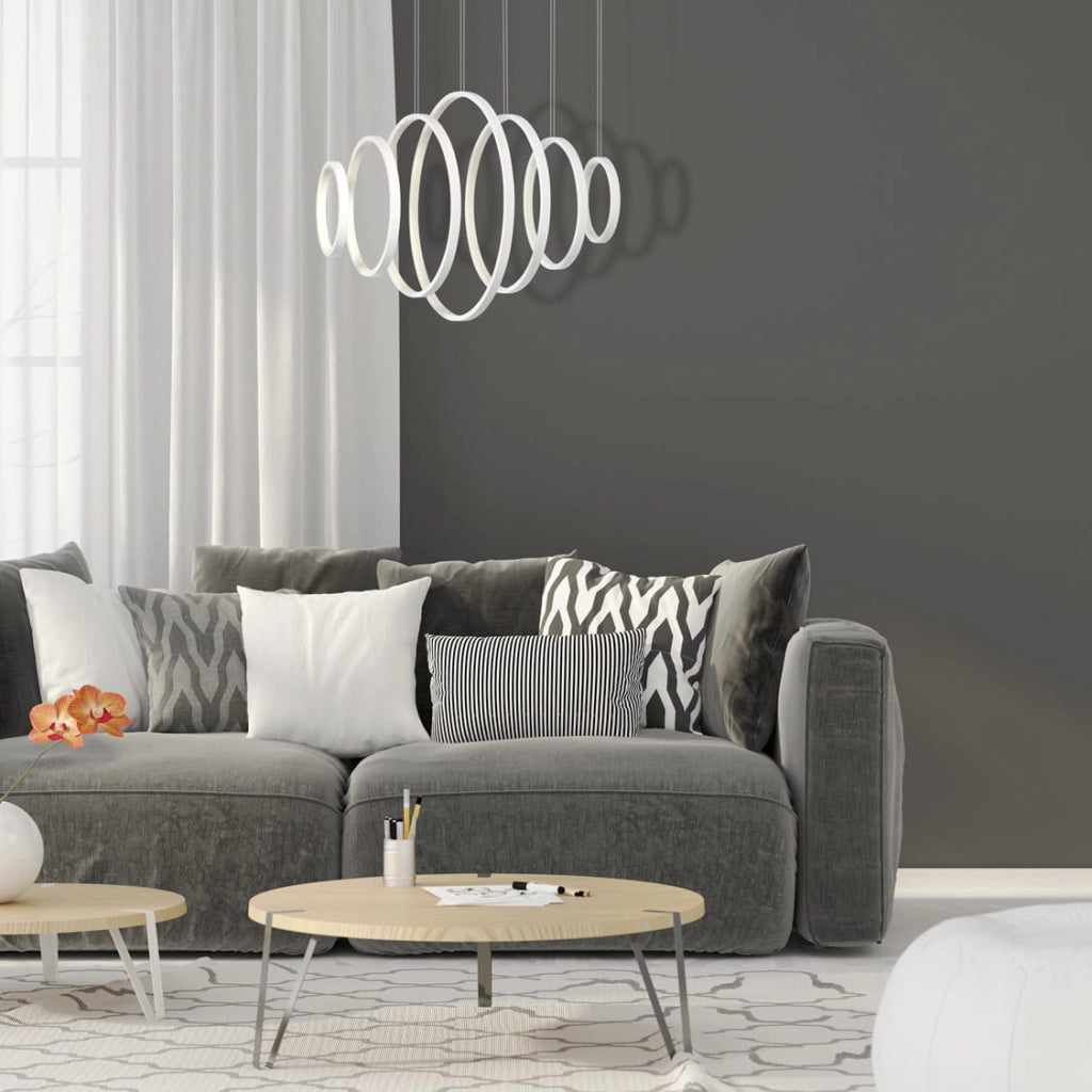 Lampadario LED Milagro Vertigo ML335 86W 4000K bianco