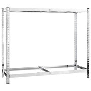 Portapneumatici a 2 Livelli Argento 110x40x110 cm in Acciaio CFW7591648