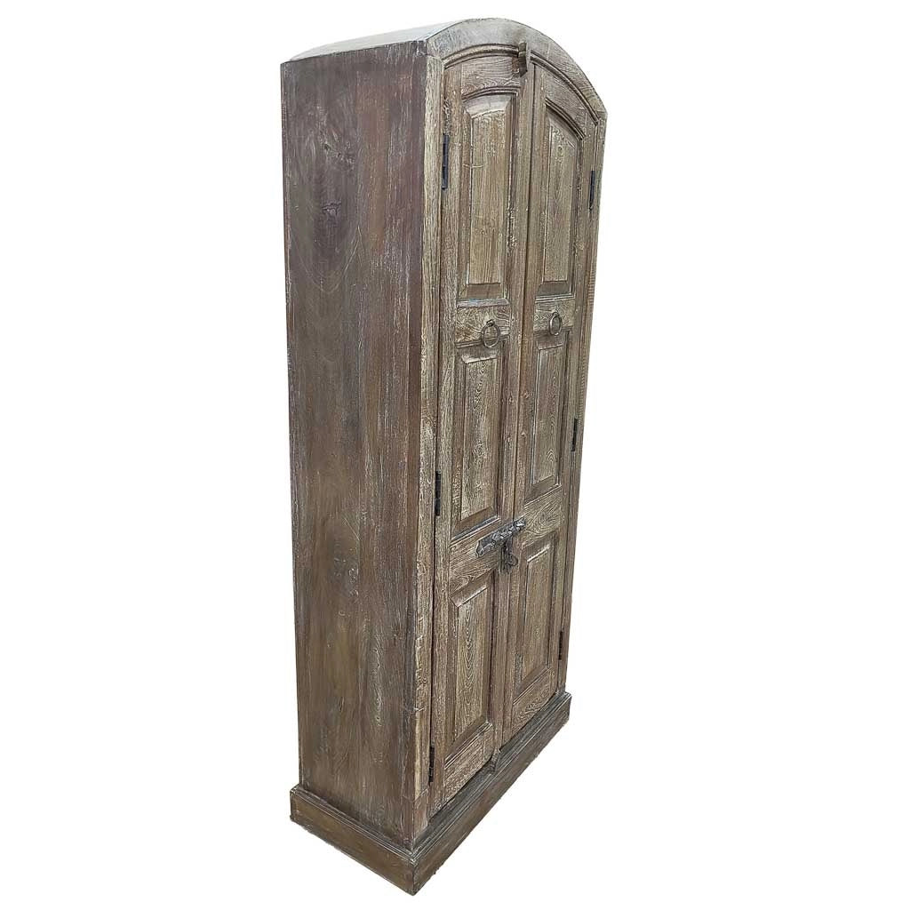 Armadio in legno fatto a mano 90-100x37x170-195h cm