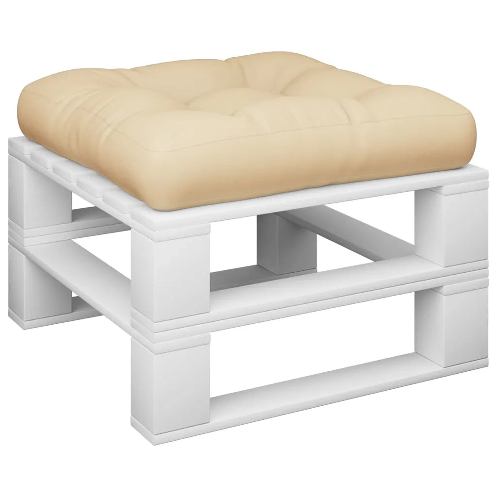Cuscino per Pallet Beige 50x50x12 cm in Tessuto 360428