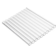 Borosilicaat Buis 100Mm - 10 Stuks - Diametro 7Mm - Dikte 1Mm - Temperatura Resistente - Buis in Borosilicaat Glas
