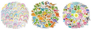 Sticker Regenboho - 300 pezzi - Impermeabile - Resistente ai graffi - Sticker DIY - PVC Autoadesivo - Disegni unici