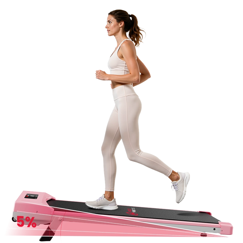 TAPIS ROULANT WALKING PAD PER CASA TAPIS ROULANT SOTTO SCRIVANIA CON DISPLAY LED ROSA