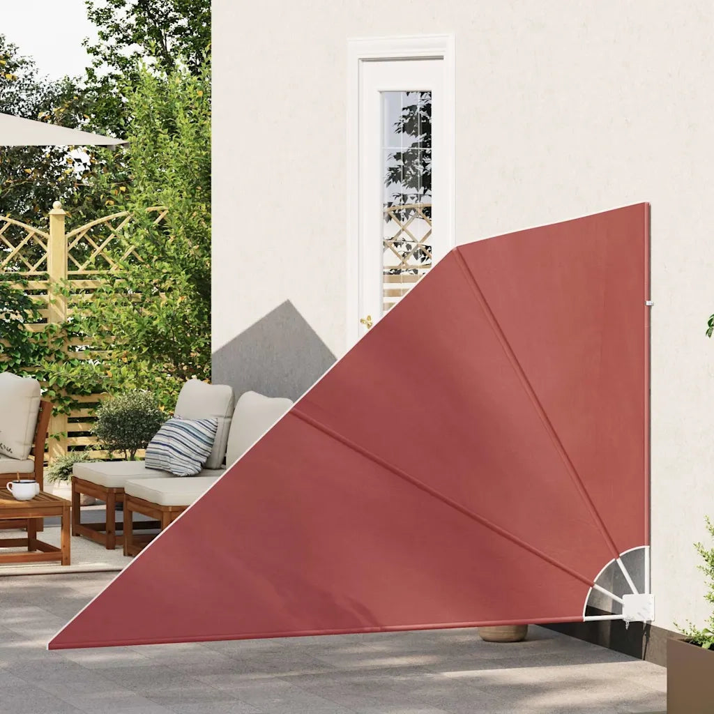 Tenda Laterale per Balcone Pieghevole Terracotta 160x240 cm 41580