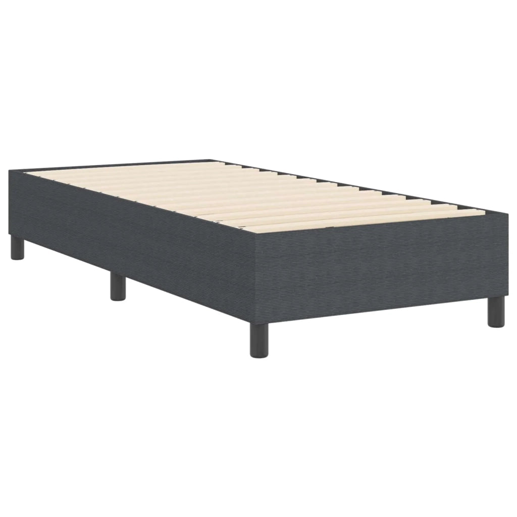 Struttura letto piattaforma-Giroletto-Rete del Letto Grigio scuro 80 x 200 cm