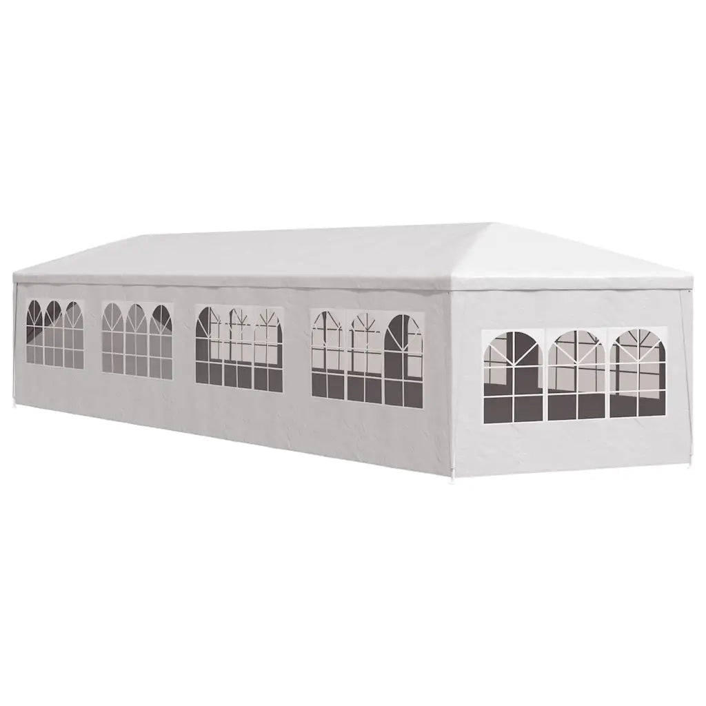 Gazebo da Giardino 3x12 m Bianco 91429