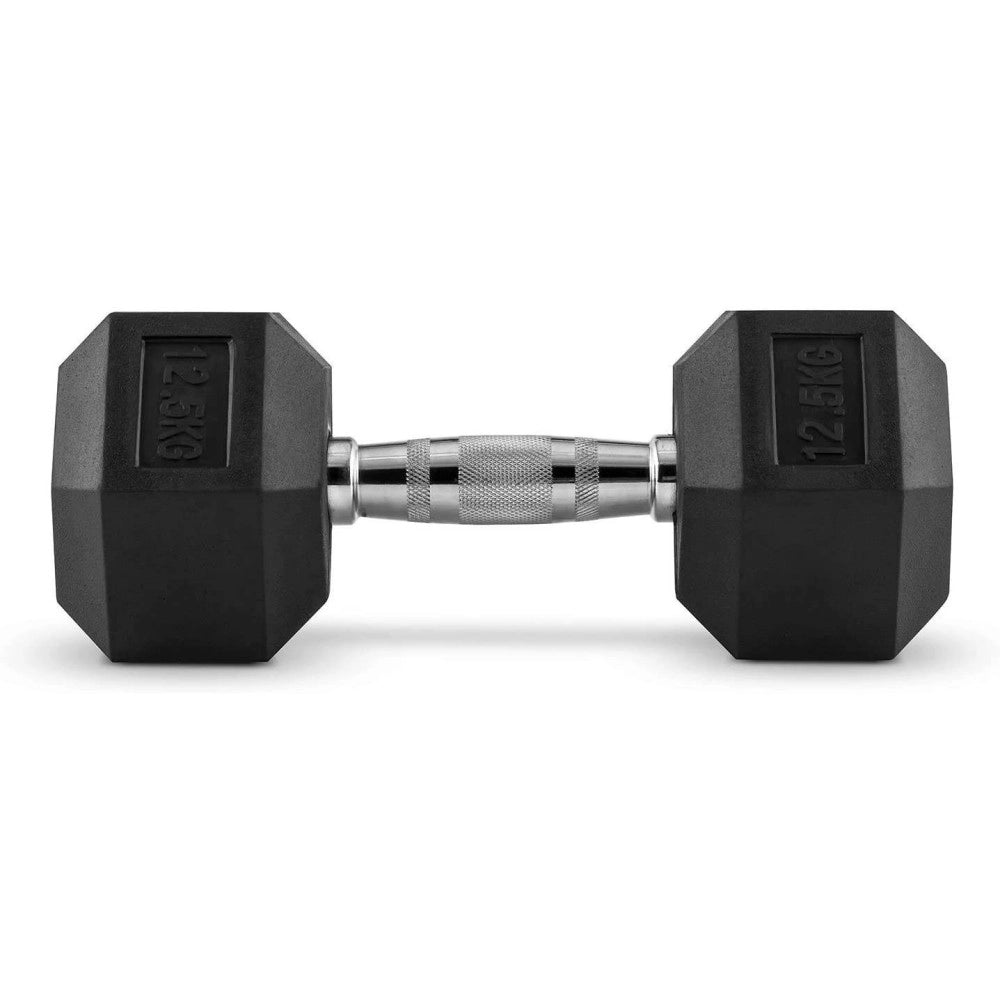 Trade Shop - Coppia Di Manubri In Vinile Da 12,5kg Ognuno Manubri Pesi Palestra Fitness Sport -