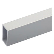 PROFILO PER FAI DA TE TUBO RETTANGOLARE mm 20 x 10 x 1 - mt 2 col.argento- 8 pezzi  - UNIKO
