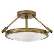 Lampada a Soffitto 4 Luci Kalf In Acciaio Bianco A Bracci E Sfere In Vetro Opalino E Oro