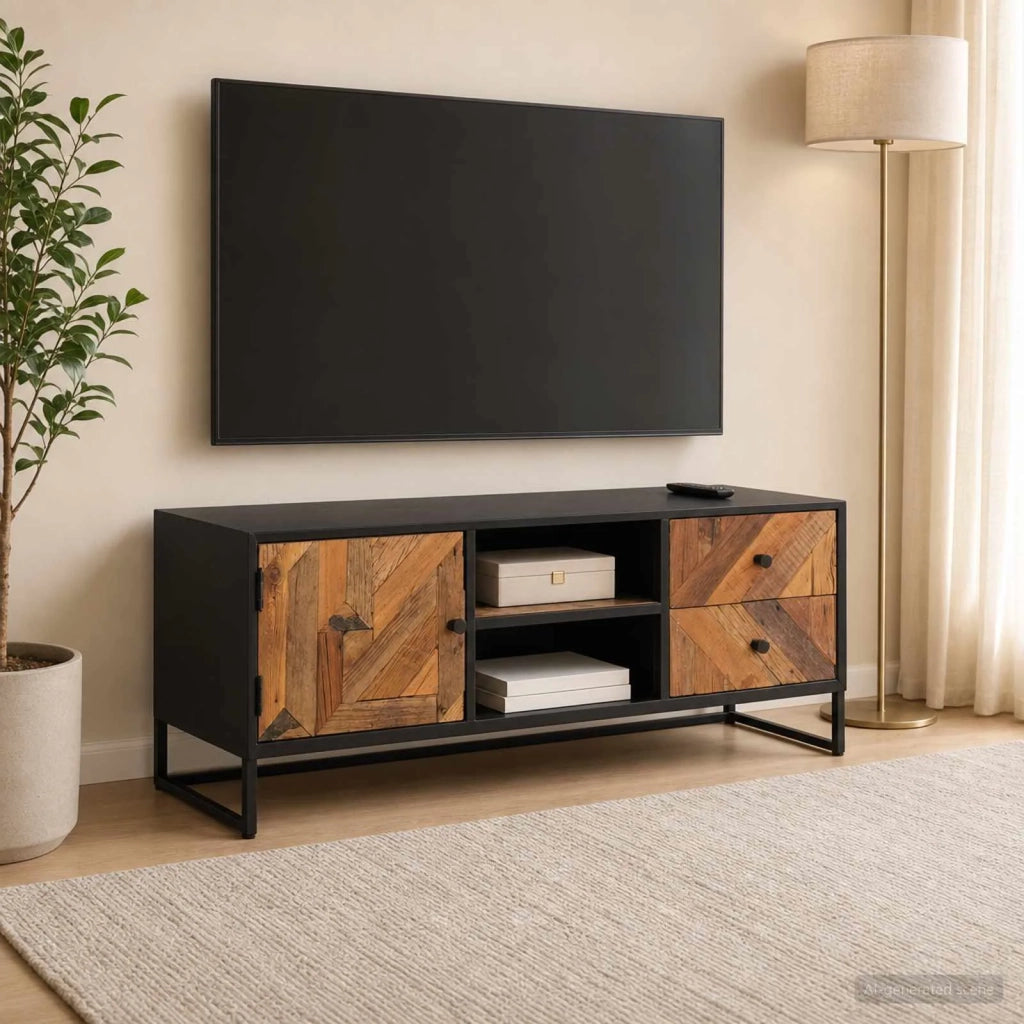 Mobile TV con cassetto con archiviazione 105 x 30 x 40 cm 42020103