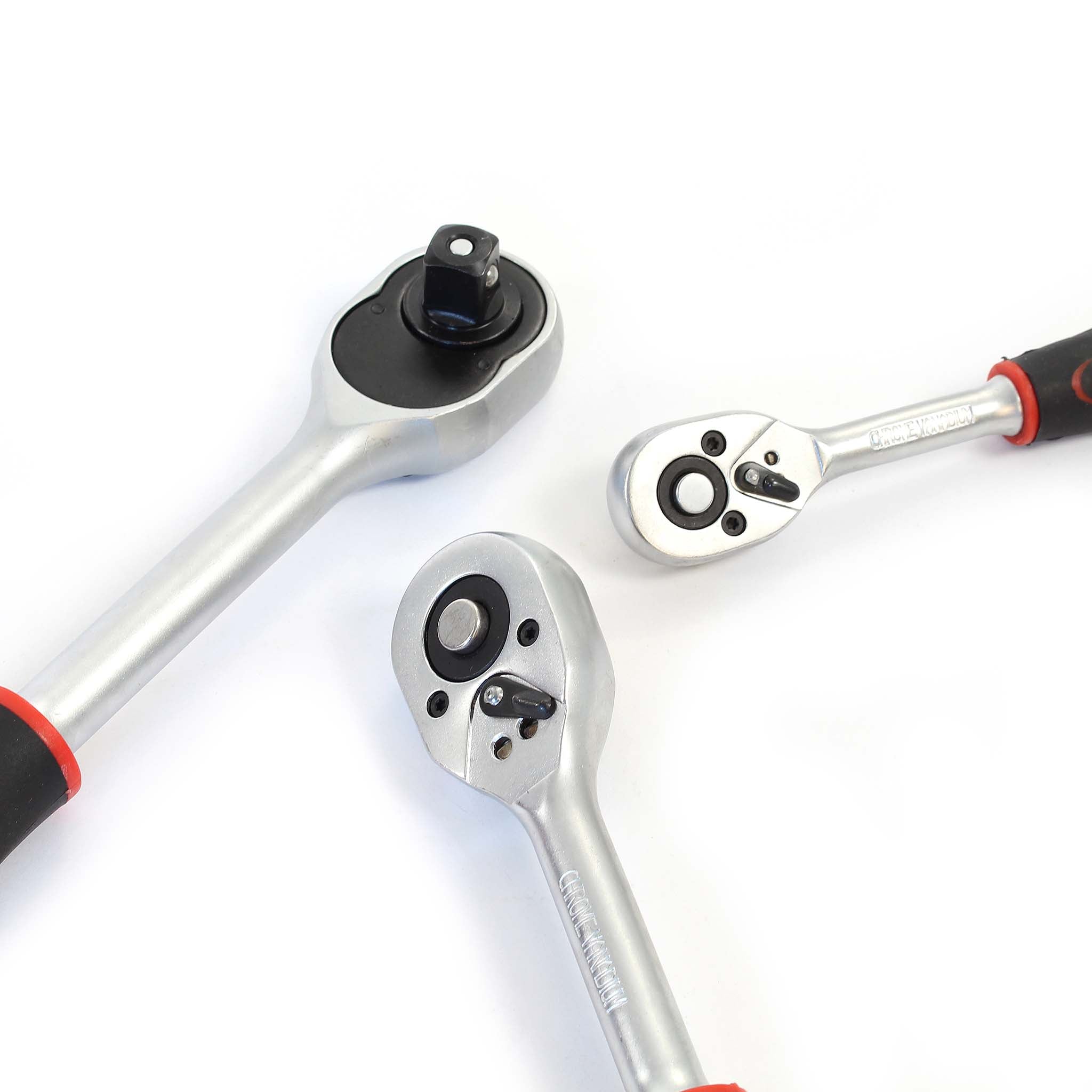 Set di chiavi a bussola 192 pz. Con cricchetti, bit, prese da 1/2″ 3/8″ 1/4″