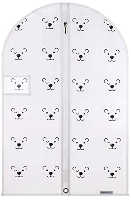 Hanger per abiti per bambini con tema orso teddy in bianco, 76 cm
