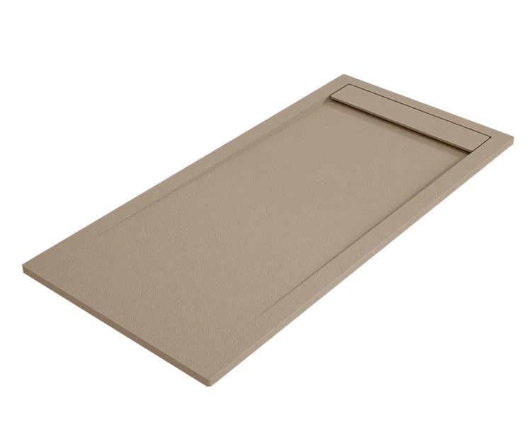 Piatto doccia AMBAR 90x140 cm Cuoio griglia Cuoio