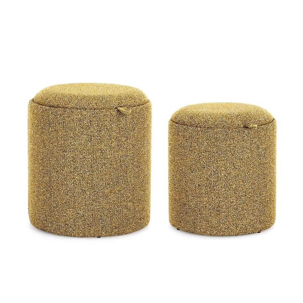 Set di 4 Sedie in Intreccio Kubu Naturale con Base in Acciaio - TATIANA