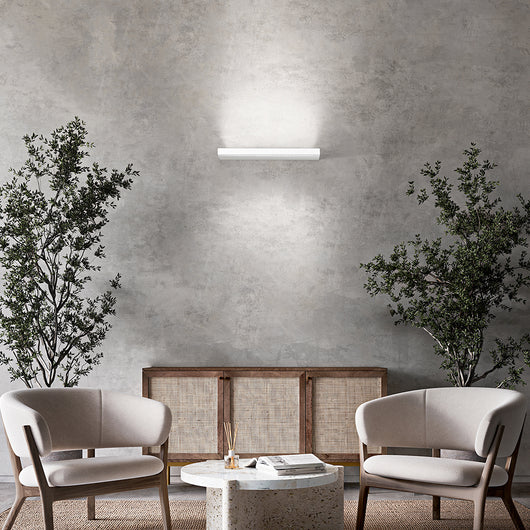 Applique Moderna Bed Metallo Bianco Led 22W 3000K