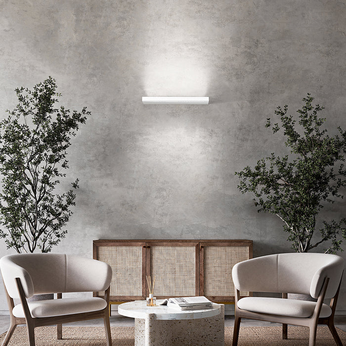 Applique Moderna Bed Metallo Bianco Led 22W 3000K