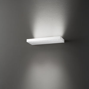 Applique Moderna Bed Metallo Bianco Led 22W 3000K