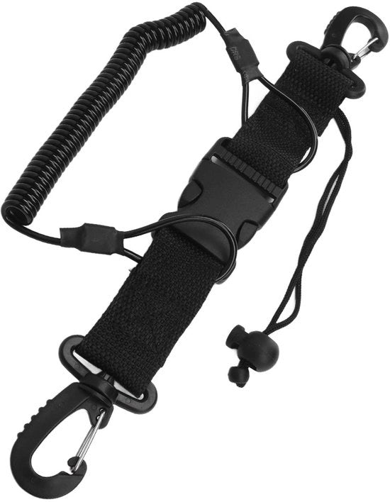 Cavo di immersione Antiverlies - Nylon Veertouw - Chiusura rapida - Attrezzatura subacquea - Camera/Duiklamp - Materiale resistente all'usura - Cavo subacqueo