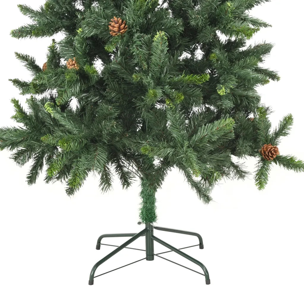 Albero di Natale Artificiale con Pigne Verde 180 cm 284315
